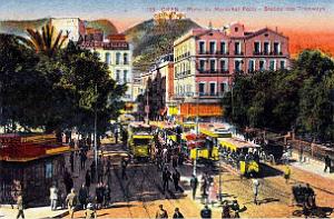 Oran - Place du Marechal Foch - Station Tramways